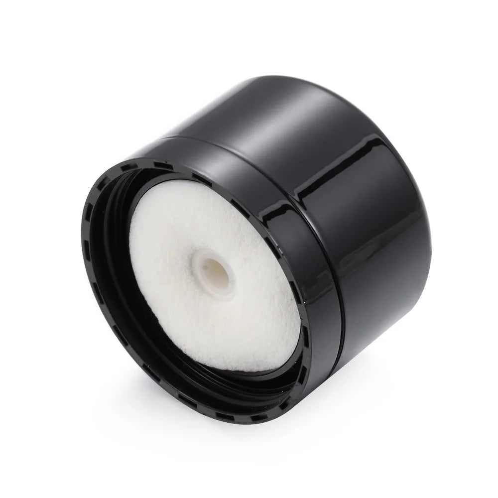 Loose Powder Box With Flocking Cotton Mushroom Sponge Puff Blusher Finishing Powder Jar Portable Cosmetic Foundation Powder Case