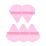 3/5/6 Pcs Triangle Powder Puff For Loose Powder Liquid Cosmetic Soft Plush Powder Puff Makeup Foundation Puff Makeup Tool