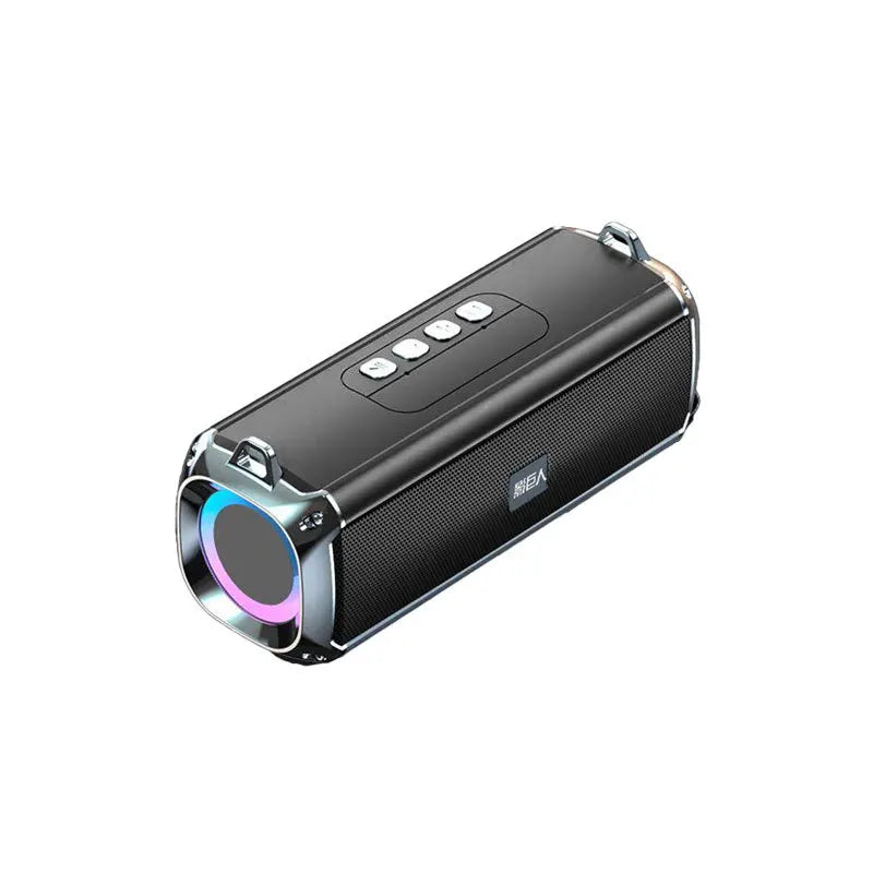 Altavoz Bluetooth portátil estéreo envolvente de 20 W con graves impactantes y luz colorida, subwoofer inalámbrico resistente al agua, boombox para karaoke en casa