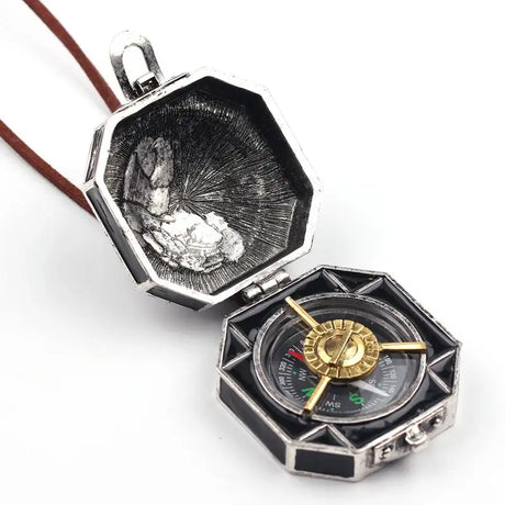 Pirates Of The Caribbean Compass Necklace Dead Men Tell No Tales Salazar's Revenge Jack Sparrow's Compass Necklaces For Men Fans - Lootquake