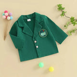 Infant Toddler Hooded Windbreaker Jacket with Zipper Closure and Cute Animal Print for Baby Boys and Girls - Lootquake