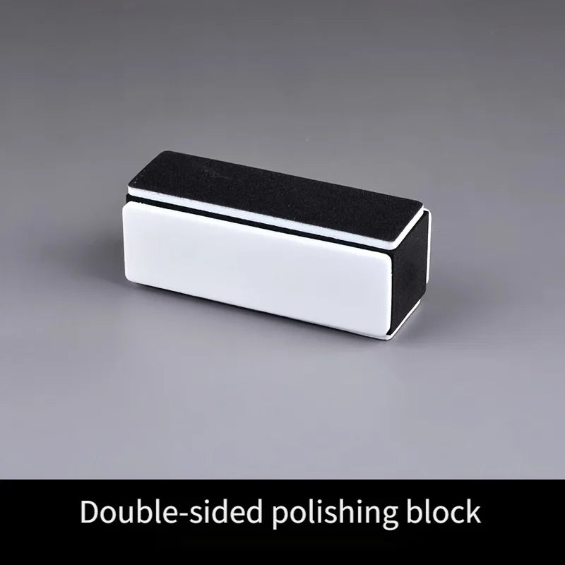 1/2/3 nail polishing set, professional unscented nail art and foot care sandpaper, sponge nail file, polishing block