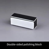 1/2/3 nail polishing set, professional unscented nail art and foot care sandpaper, sponge nail file, polishing block