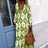 Bohemian Casual Print V-neck Long Dress Spring Autumn Vintage Mosaic Print Maxi Dress Loose Long Sleeve Holiday Dresses Vestido - Lootquake