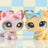 Mini 2pcs Lot Pet Shop Dogs and Cats Collectable With Accessories Best Gift For Kids Toy - Lootquake