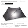 Tienda de campaña para acampar y hacer senderismo al aire libre, sin varillas, de nailon 15D, con pirámide doble A y revestimiento de silicona de doble cara, ASTA GEAR Yun Chuan