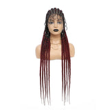 36" Blonde Goddess Braids Wig | Jumbo Plaits | Full Lace Front | Knotless | Handmade
