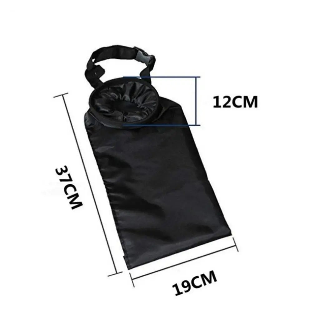 Trash Holder Car Waste Bins Car Seat Back Litter Bag Garbage Storage Rubbish Container Black Car Dustbin Garbage Bag