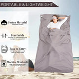 Breathable Portable Sleeping Bag Liner Sleeping Bag Tourism Mat Camping Outdoor Sleeping Bag Set Hotel Room Liner Anti-dirty - Lootquake