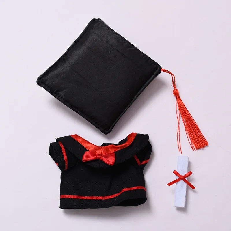Labubu Original Doll‘s Baby Clothes Bachelor's degree High-quality Dress The Monster Outfit Accessories graduate Gift Kid's