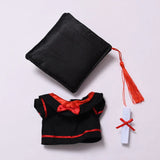 Labubu Original Doll‘s Baby Clothes Bachelor's degree High-quality Dress The Monster Outfit Accessories graduate Gift Kid's