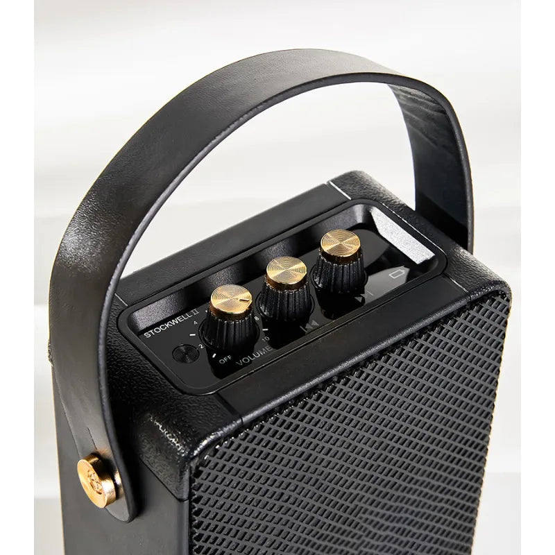 Altavoz Bluetooth inalámbrico pequeño, portátil, para exteriores, con barra de sonido de graves