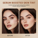 Eraser Foundation Stick Stick Serum Boosted Skin Tint Foundation Stick Smooth Plumper Hight Coverage Travel Flawless Foundation