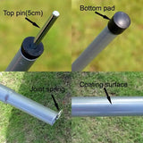 4x3m 3x3m Awning Waterproof Tarp Tent Shade Ultralight Garden Canopy Sunshade Outdoor Camping Hammock Rain Fly Beach Sun Shelter - Lootquake