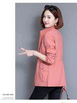 2023 New Spring Women's Jackets Causal Windbreaker Famale Thin Basic Coat Lightweight Jacket Outwear Women Clothing - Lootquake