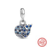 Nuevos anillos de plata 925 con diseño de dos anillos, conectores, dijes, cuentas, compatibles con pulseras originales Pantaro Me, joyería DIY para mujer.