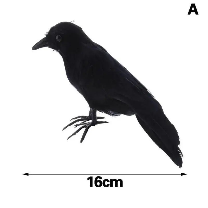 Halloween Decoracion Simulation Black Crow Raven Bird Repellent Pest Control Pigeon Repellent Event Party Bar Decoration
