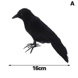 Halloween Decoracion Simulation Black Crow Raven Bird Repellent Pest Control Pigeon Repellent Event Party Bar Decoration
