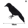 Halloween Decoracion Simulation Black Crow Raven Bird Repellent Pest Control Pigeon Repellent Event Party Bar Decoration