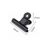 10p Black Metal Clip Stationery Office Supplies Household Paper Clip Fixing Small Book Clip Sketching Board Sketching Clip