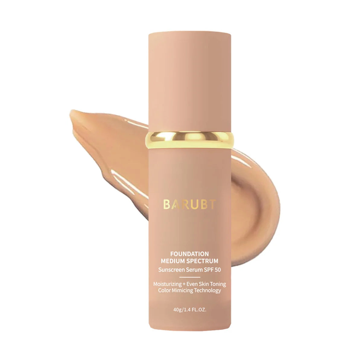 Fond de teint bionique 4 en 1, anti-cernes liquide, hydratant, couvrance totale, longue tenue, waterproof, spectre SPF50+, imite les couleurs