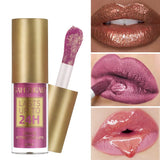 6 Colors Chameleon Lip Gloss Long Lasting Waterproof Non Stick Cup Sweat Proof Pearl Shine Lipstick For Women  makeup Cosmetics