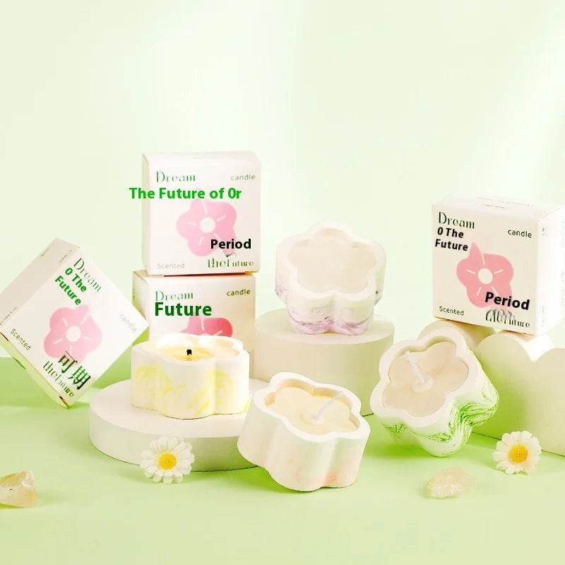 Vela de aromaterapia para habitación de niña, lámpara de aromaterapia con aroma a sensación de ambiente, vela de cumpleaños con regalo de mano, fragancia para el hogar