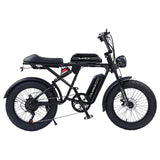 Bicicleta eléctrica retro de 1500 W, 48 V, 36 Ah, 20 x 4 pulgadas, neumáticos anchos, para montaña y nieve, AKEZ, motocicleta para adultos.