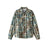 Corduroy Tie-Dye Long Sleeve Shirt - Trendy Vintage Style Button-Up for Men & Women Soft & Comfortable Fall Fashion Clothing Man - Lootquake
