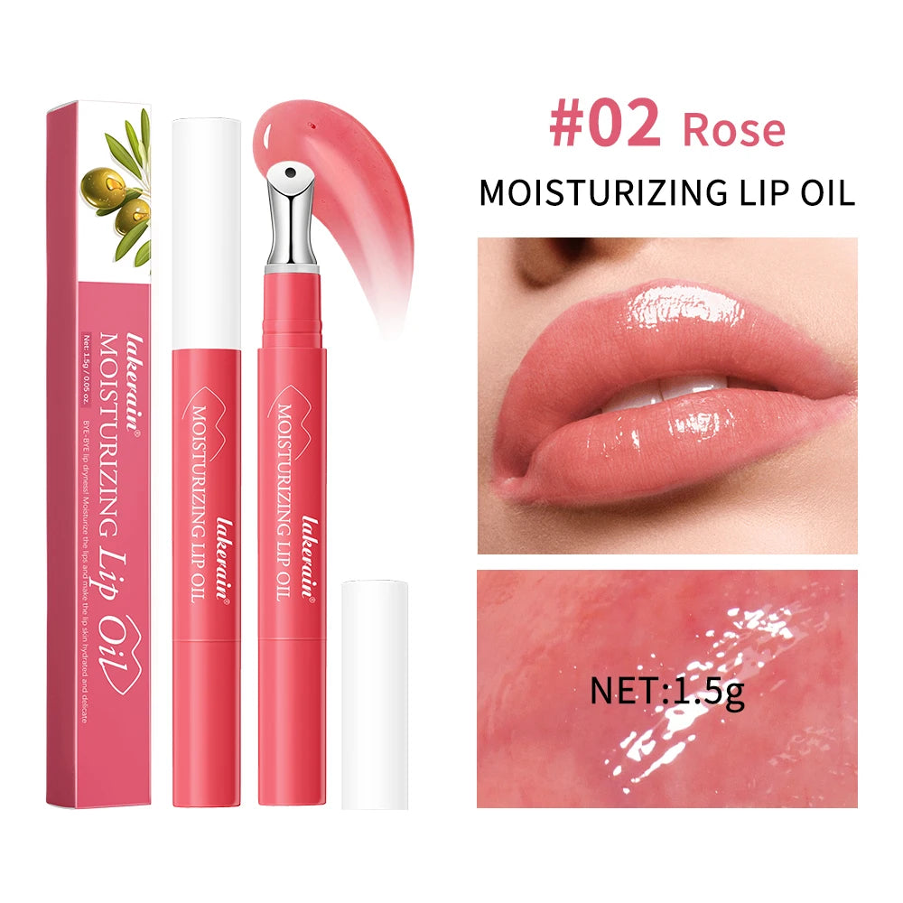Gloss à lèvres Longue tenue Maquillage Gloss transparent Soin des lèvres Cosmétiques Huile teintée Repulpant Soin hydratant