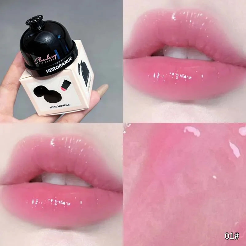 Lip Essence Mouth Red Lip Glaze Mirror Gloss Nude Lip Gloss Moisturizing Lipstick For Women Waterproof And Long-lasting Lipstick