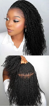 Afro Kinky Bulk Human Hair for Braiding | 50g Brazilian Remy Extensions for Dreadlocks & Crochet Braids