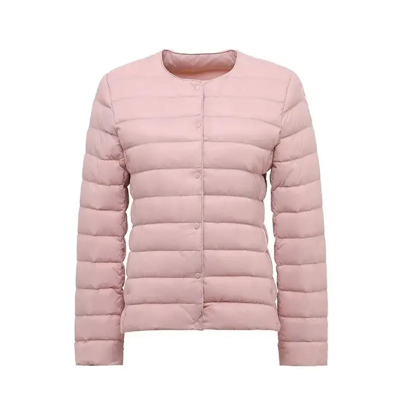 9 Color Women Puffer Jackets 90% Ultra Light Duck Down Women Matt Fabric Lightweight Coat Warm Female Windbreaker Parka - Lootquake