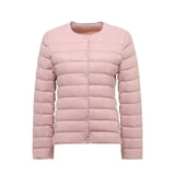9 Color Women Puffer Jackets 90% Ultra Light Duck Down Women Matt Fabric Lightweight Coat Warm Female Windbreaker Parka - Lootquake