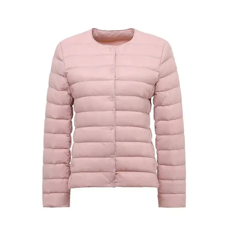 9 Color Women Puffer Jackets 90% Ultra Light Duck Down Women Matt Fabric Lightweight Coat Warm Female Windbreaker Parka - Lootquake