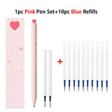 KACO Gel Pens Sets School Office Supplies for Kids 0.5mm High-capacity Heart / Star Sign Writing Gadgets Love Gift Cute Items