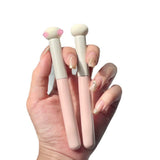 Brochas de maquillaje para base, corrector y ojeras, en ángulo, sin costuras, sintéticas, para cremas líquidas, cosméticas, herramientas de maquillaje facial