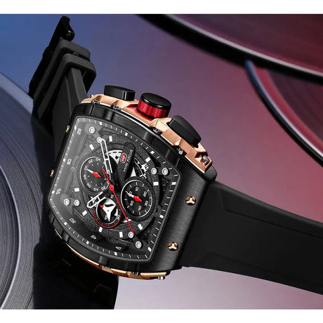 Sports Mens Watches Top Brand Luxury Waterproof Quartz Watch for Men Silicone Strap Fashion Wristwatches Relogio Masculino 0399G - Lootquake