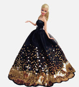 fashion for barbie elegant lady wedding dress for barbie doll clothes princesa for bjd 1/6 dress long dress accessories - Lootquake