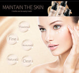 Base de maquillaje líquida profesional para rostro, cobertura total, corrector, hidratante, control de grasa, base de maquillaje, iluminador, maquillaje facial.