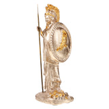 Escultura de resina de la diosa griega Atenea, decoración del hogar, adorno de escritorio, escultura de figura de estilo europeo, decoración del hogar para sala de estar