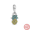Nuevos anillos de plata 925 con diseño de dos anillos, conectores, dijes, cuentas, compatibles con pulseras originales Pantaro Me, joyería DIY para mujer.