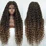 36" Long Braided Wig | Full Lace | Baby Hair | Daily Wear