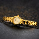 Luxury Women Watch Rhinestone Gold Bracelet High Quality Classic Stainless Steel Watches Quartz Women Wristwatch Gift for Woman - Lootquake