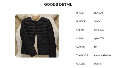9 Color Women Puffer Jackets 90% Ultra Light Duck Down Women Matt Fabric Lightweight Coat Warm Female Windbreaker Parka - Lootquake
