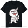 Middle Finger Funny Maniac Printed Man T Shirt Loose Casual Fashion Harajuku Hip Hop T-shirt Hipster Streetwear Comfort Clothing - Lootquake