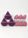 12 Piece All Purpose Makeup Sponge Set with Loose Powder Puffs Mini Air Cushion Puffs Beauty Eggs and Mini Beauty Sponges