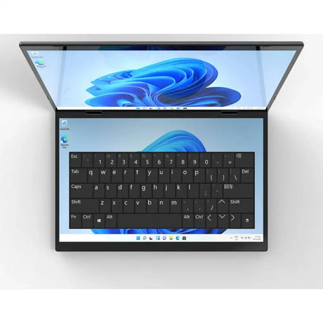 Dual Screen Laptop Intel N100 Processor 14“+14” touch Gaming Laptop DDR4 32GB 1TB 2TB SSD Notebook Computer - Lootquake