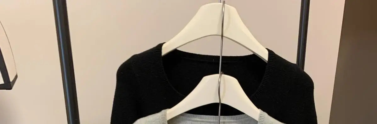 2025 New Long-sleeved Sweaters for Women Slim-fitting Square-neck Bottoming Shirts for Autumn Winter High-end Low-neck Tops - Lootquake