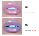 HANDAIYAN Best Seller Glitter Lip Gloss 6colors Moisturizing Mermaid Lip Glaze Waterproof Long Lasting Liquid Lip Stick